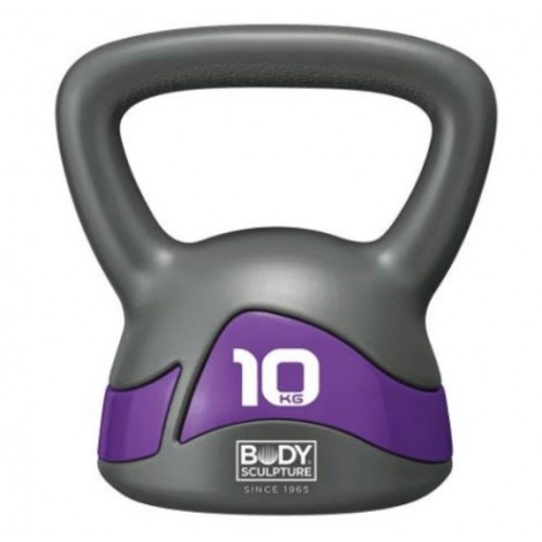 Kettlebell BW-117 10kg grey-purple