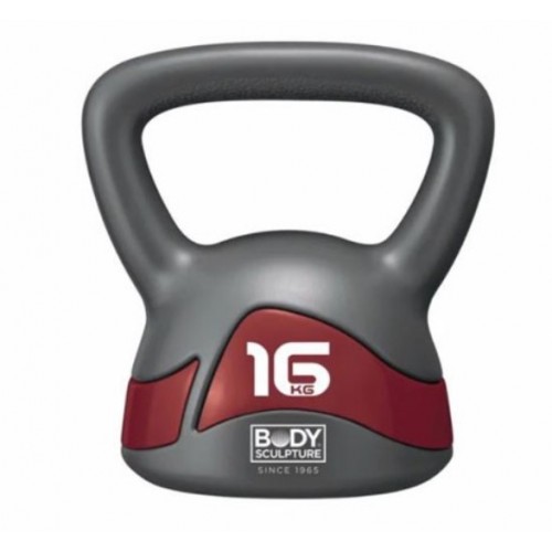 Kettlebell BW-117 16kg grey-burgundy