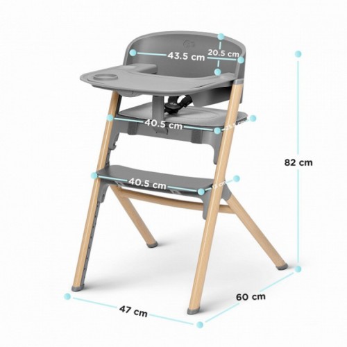 Stolica za hranjenje IGEE WOOD KINDERKRAFT