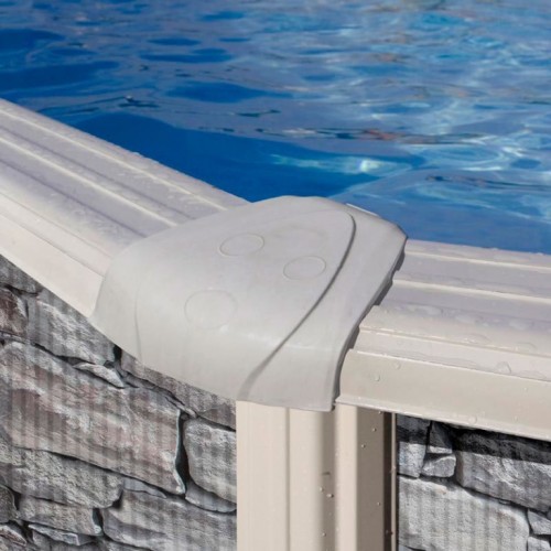 GRE ovalni montažni bazen Corcega Stone SET dubine 500x300x132cm