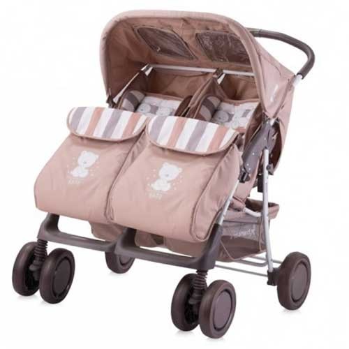 Kolica za blizance Twin Beige Friends