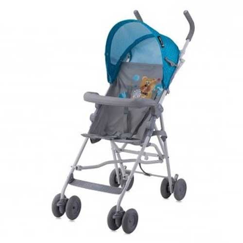 Kolica za bebe Light Blue & Grey Hello Bear