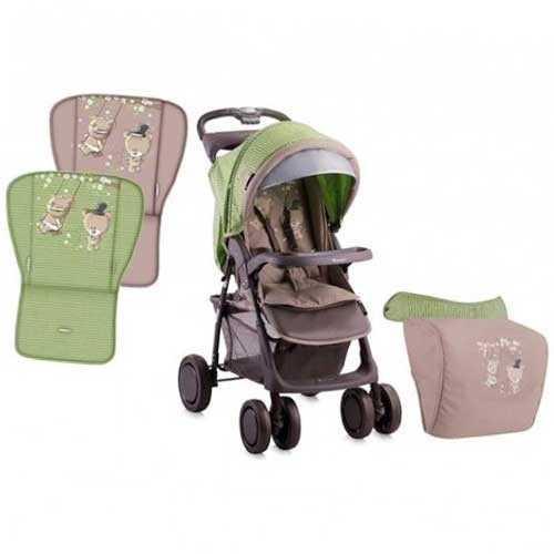 Kolica za bebe Bertoni Foxy Beige & Green Bears