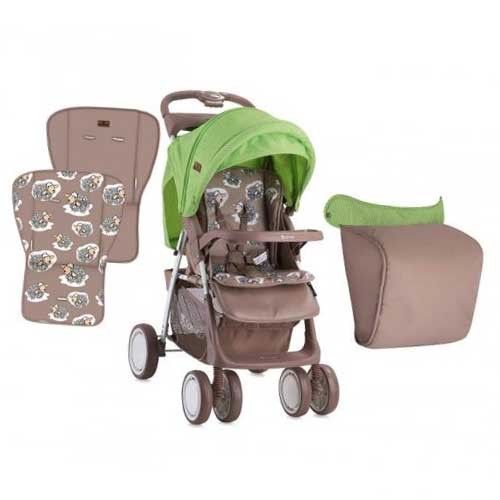 Kolica za bebe Foxy Beige & Green Lambs