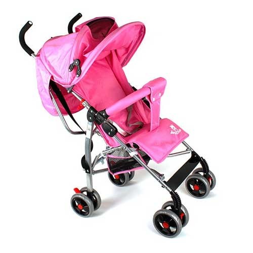 Kišobran kolica za bebe Glory Bike roze