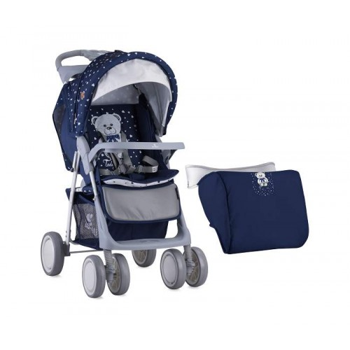 Kolica za bebe foxy-Dark Blue Teddy