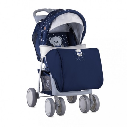 Kolica za bebe foxy-Dark Blue Teddy