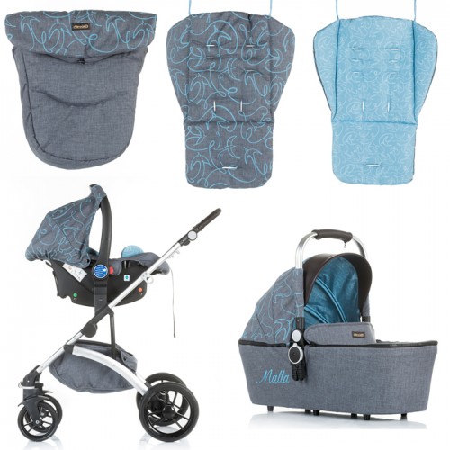 Kolica za bebe Malta 2 u 1 0+ Chipolino Sky Blue