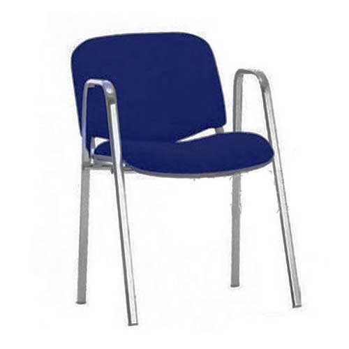 Konferencijska stolica sa rukonaslonom plava