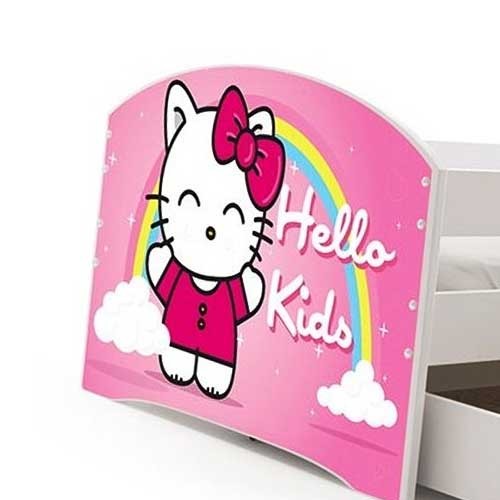 Dečiji krevet Lookie White 160x80 cm sa dušekom dezen 03
