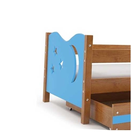Dečiji krevet Elegant Adler plavi 160x80 cm sa fiokom i dušekom