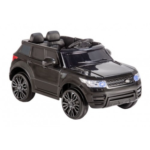 Dečiji auto na akumulator Land Rover Mini crni sa mekim gumama i kožnim sedištem