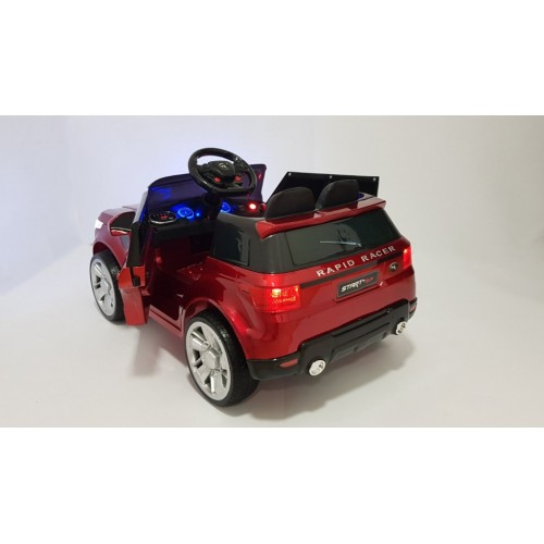 Dečiji automobil na akumulator Land Rover Mini crveni sa mekim gumama