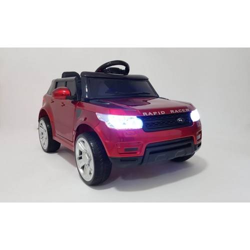 Dečiji automobil na akumulator Land Rover Mini crveni sa mekim gumama