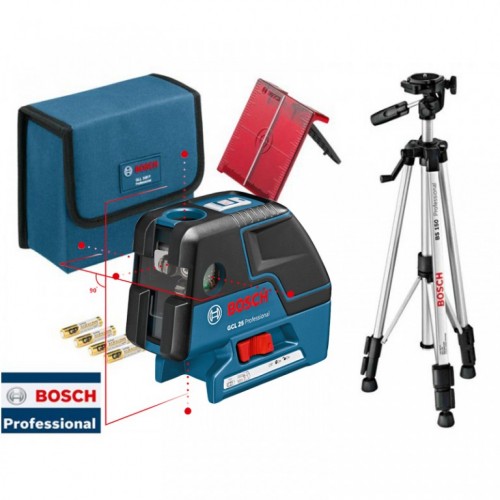 Laser za tačke Bosch Professional GCL 25 + BT 150