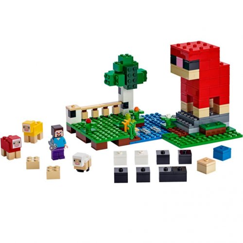 LEGO KOCKE Minecraft - Farma za proizvodnju vune1