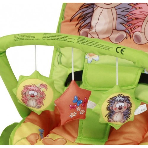 Ležaljka ljuljaška za bebe Top Relax Multicolor