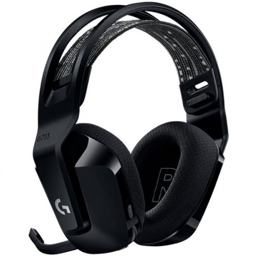 Logitech G733 Lightspeed Wireless RGB Gaming Headset, Black