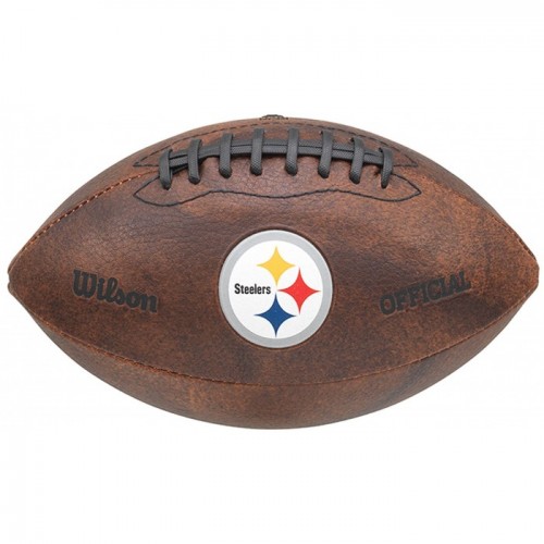 Lopta za ragbi NFL JR Throwback Pittsburgh Steelers WTF1539XBPT