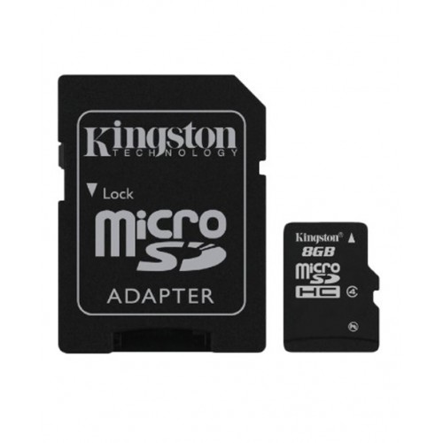 Memorijska kartica sa adapterom 8GB mSd-8GB/CL4+Ad/King