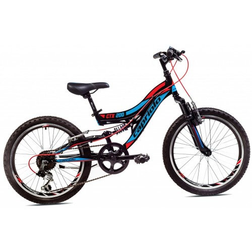 Mountain Bike CTX 200 20 Crna i Crvena 11