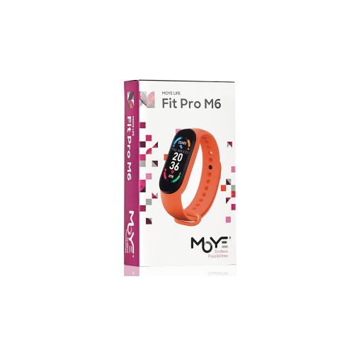 Moye Fit Pro M6 Smart Band Orange Olimp Sport