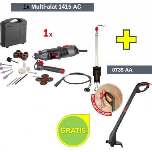 Multi alat Skil 1415AC + Trimer za travu Skil 0735 AA