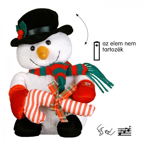 Muzički Sneško Belić sa poklonom 25 cm