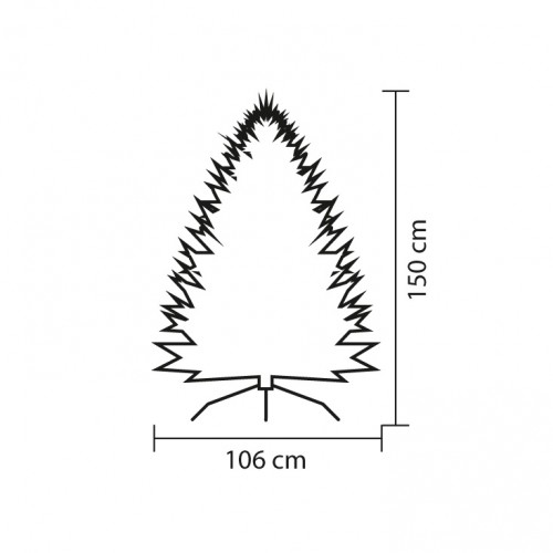 Novogodišnja  jelka 150 cm KMF4/150