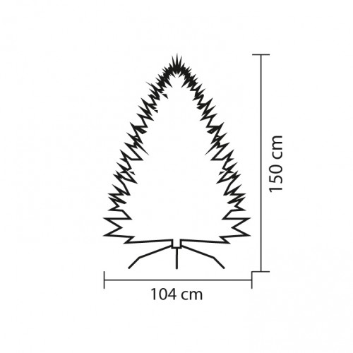 Novogodišnja jelka 150 cm KMF5/150