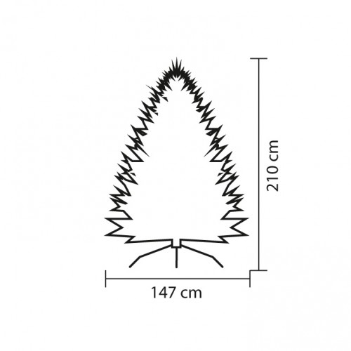 Novogodišnja jelka 210 cm KMF5 210 