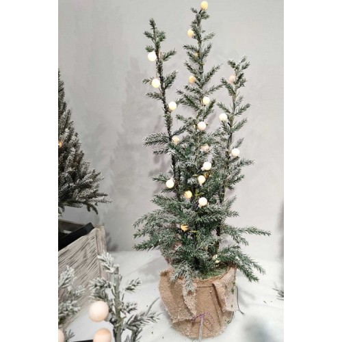 Novogodišnja jelka sa LED sijalicama Deco Wood  80 cm