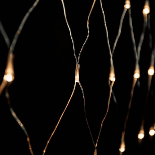 Novogodišnja svetleća mreža Crystaline 96 LED toplo bela 1x2m