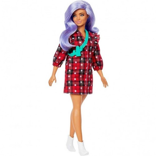 Barbie lutka karirana haljina 36925