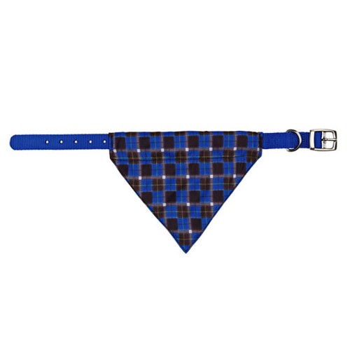 Ogrlica za psa sa maramom plava 30-38cm