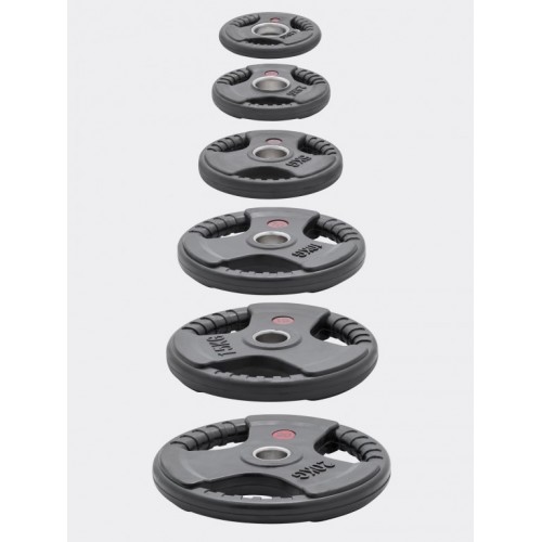 Olimpijski gumeni tegovi 3D 2x1,25kg