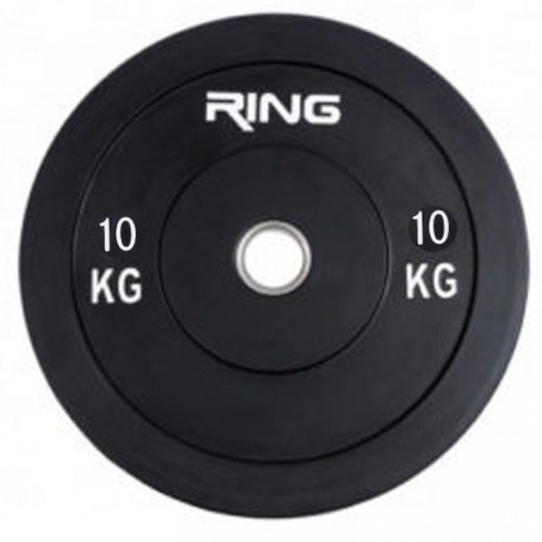 Olimpijski tegovi bumper-crni 1x10kg RX PL37-10