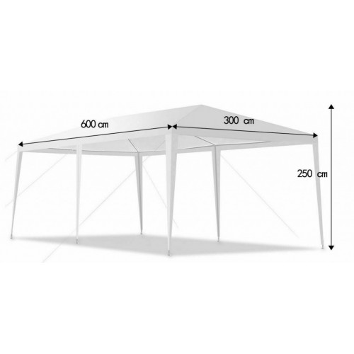 Paviljon Gazebo 3x6x2,55m