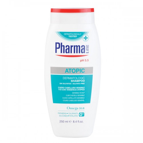 Pharmaline Atopic pH 5.5 šampon bez sulfata 250 ml