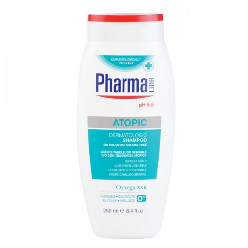 Pharmaline Atopic pH 5.5 šampon bez sulfata 250 ml