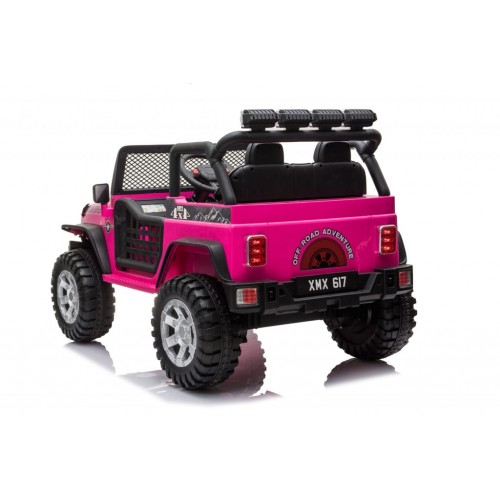 Dečiji auto na akumulator Jeep Brothers pink