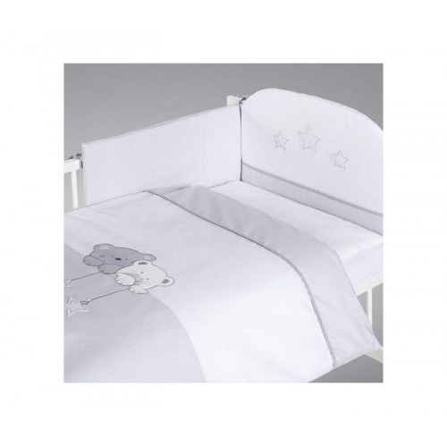 Posteljina Za Bebu Set 5 Delova Star Dream Grey Olimp Sport