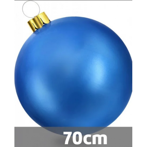 Ornamento Novogodišnja velika kugla 70cm - Plava
