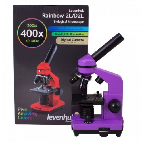 Levenhuk Amethyst Microscope Rainbow 2L