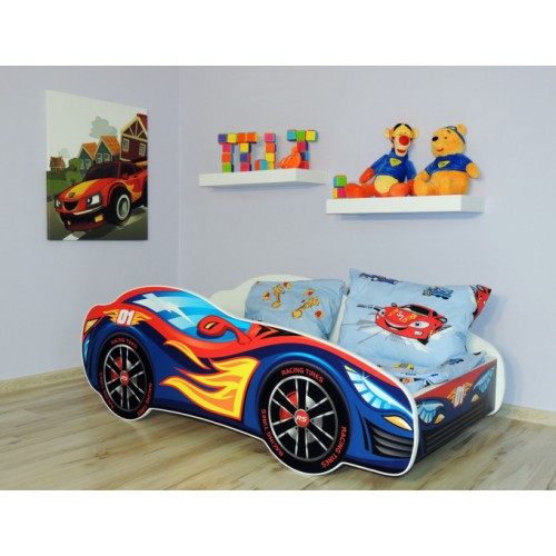 Dečiji krevet Racing Car – Red Blue 160x80cm