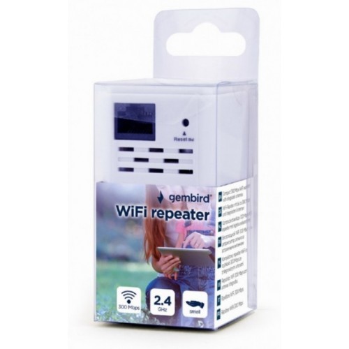 Gembird WiFi ripiter/ruter WNP-RP300-03 300Mbps, 2x3dBi, RF pwr