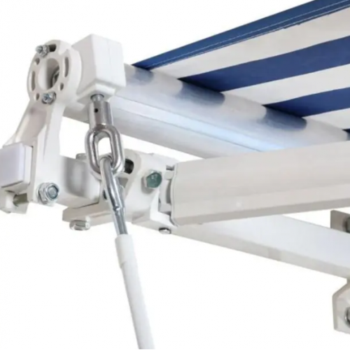 Tenda zidna 3,5x2,5m belo/plava