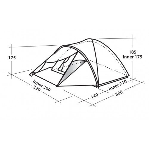Šator Easy Camp Phantom 500