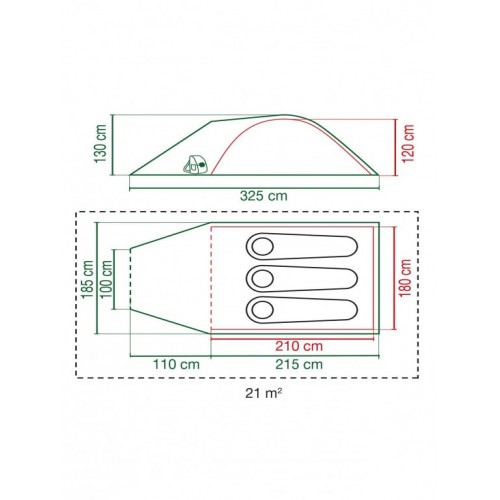 Šator Kobuk Valley 3 Plus Tent Coleman