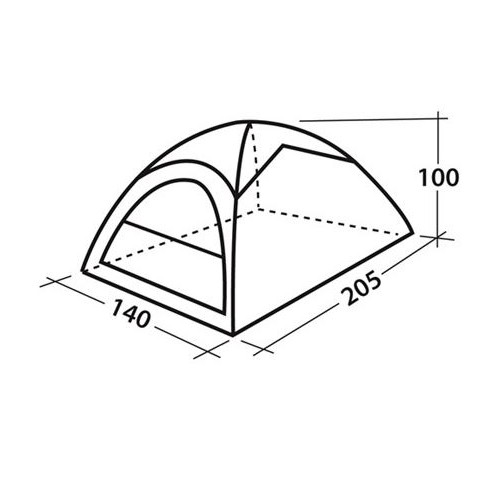 Šator za dve osobe Easy Camp Comet 200